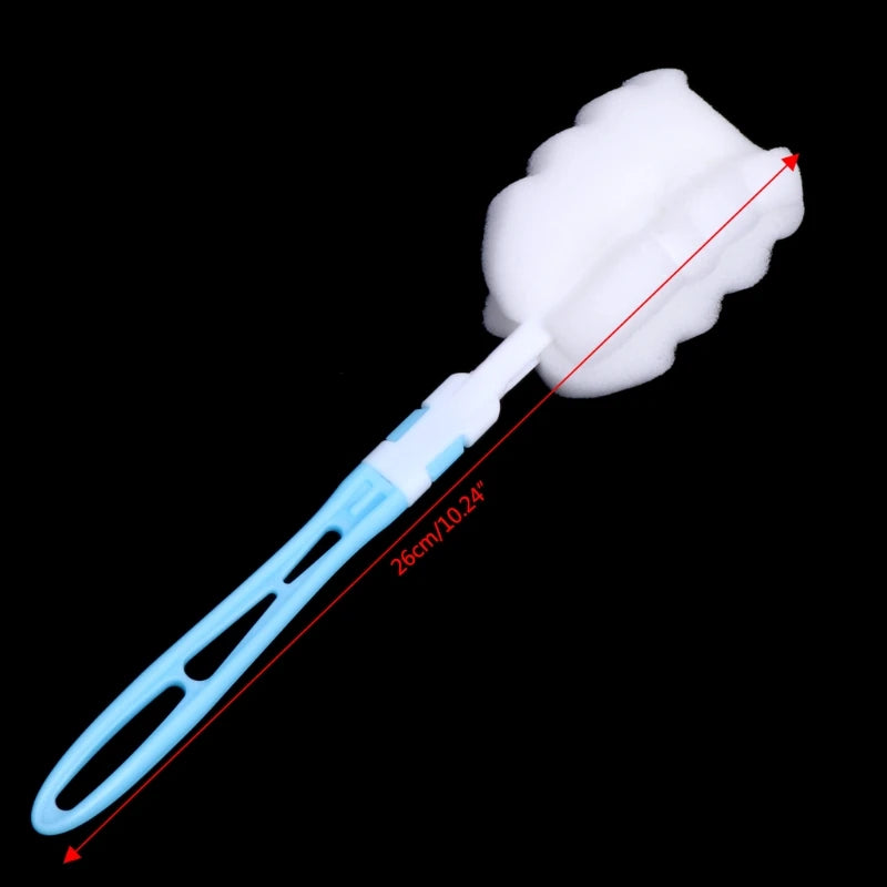 Practical Baby Nipple Milk Bottle Cup 360 Degree Sponge Cleaner Nipple Brush Washing Brush for Cups Bottle Brush