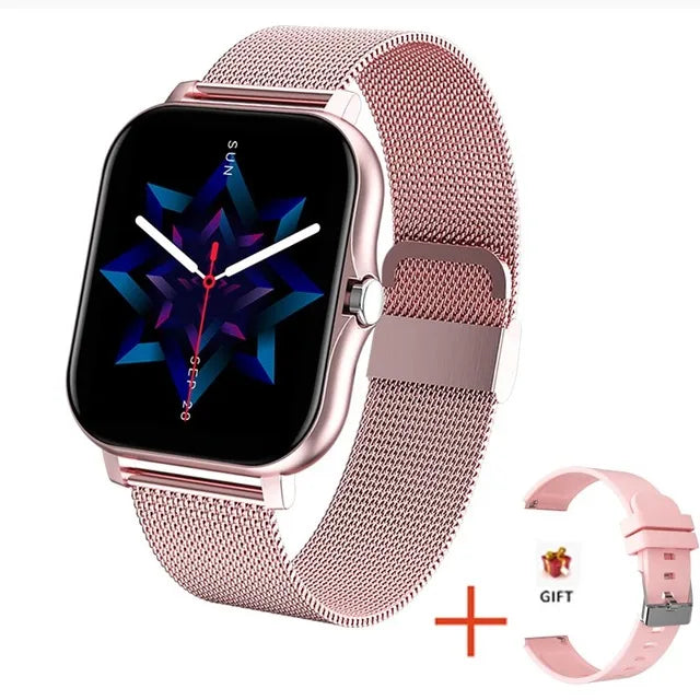 Sport Smart Watch Fitness Health Monitor Waterproof Smartwatch Bluetooth Call Watches for Men Women IOS Xiaomi Huawei 2024