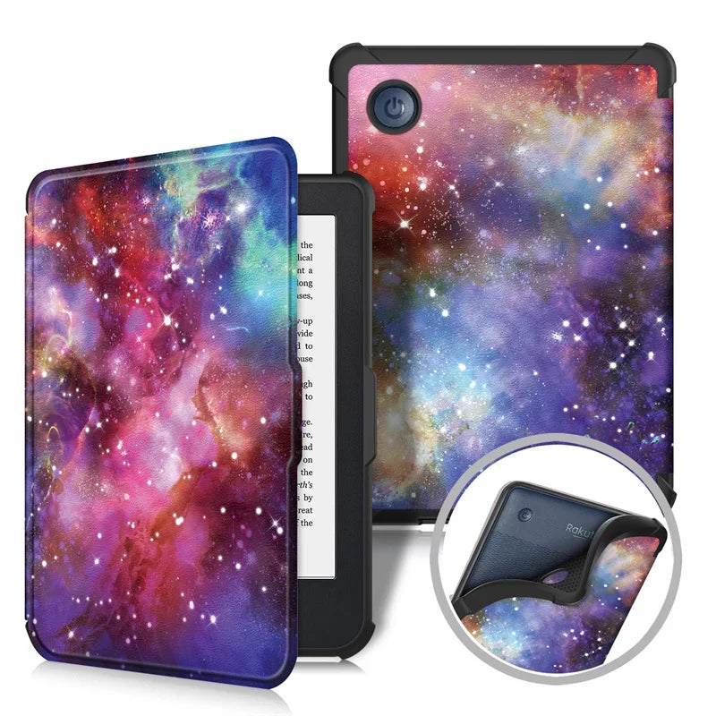 For Kobo Clara BW / Clara Colour 2024 Case 6 inch Auto Wake Sleep PU Leather Cover Soft Magnetic Ereader Hoesje N365 N367 Funda