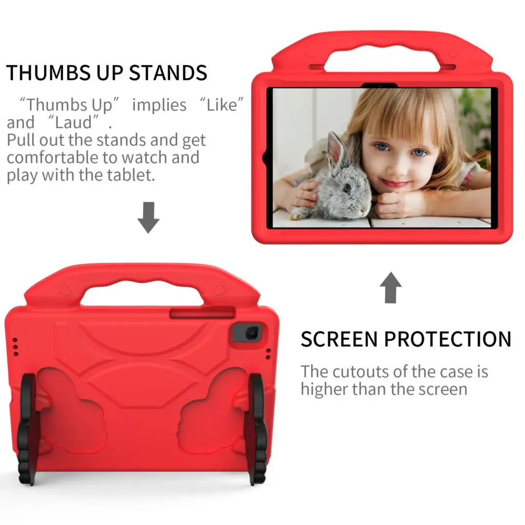 Case For Samsung Galaxy Tab A9 plus S9 A8 10.5 2021 SM-X200 X205 A7 10.4 T500 T505 Lite SM-T220 S6 Lite 10.4Tablet Kids Cover