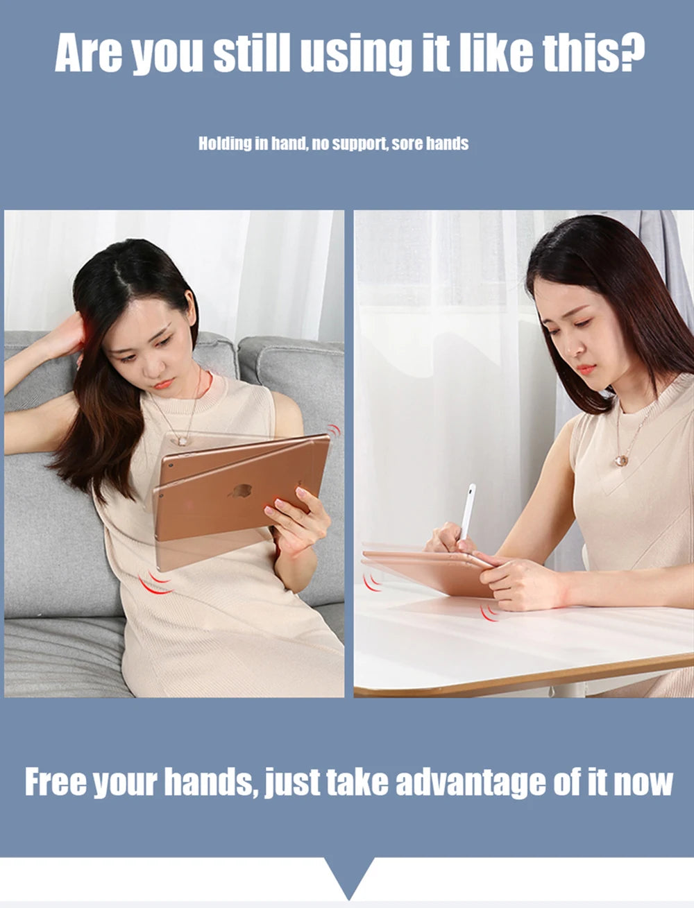 New iPad 10 2022 10th Generation A2696 PU Leather Tablet Folding Smart Cover Funda for Apple iPad 10 9 Inch Protective Case