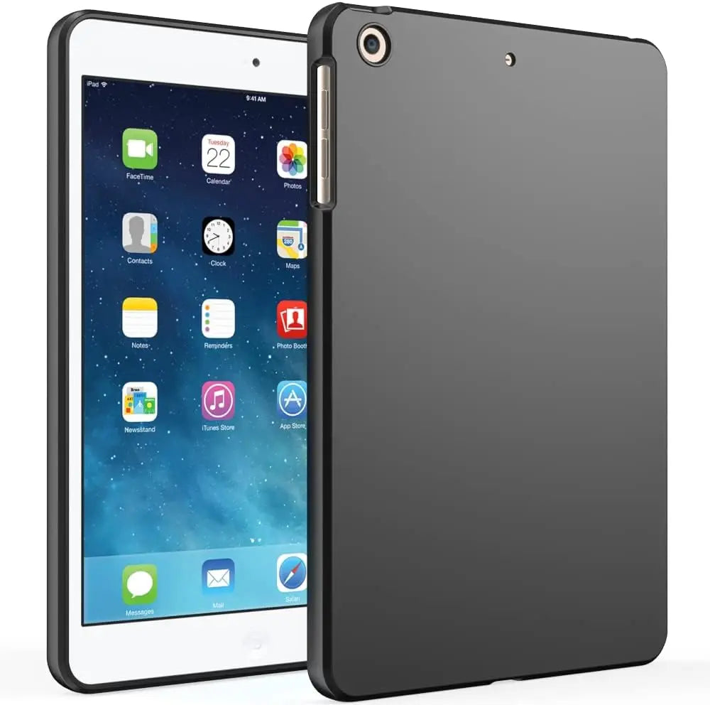 Silicone Tablet Case For iPad Air 5 4 mini 2 3 4 ipad 5 6 7 8 9 10 Gen Pro 11'' 12.9'' Flexible Soft TPU Black Shell Back Cover