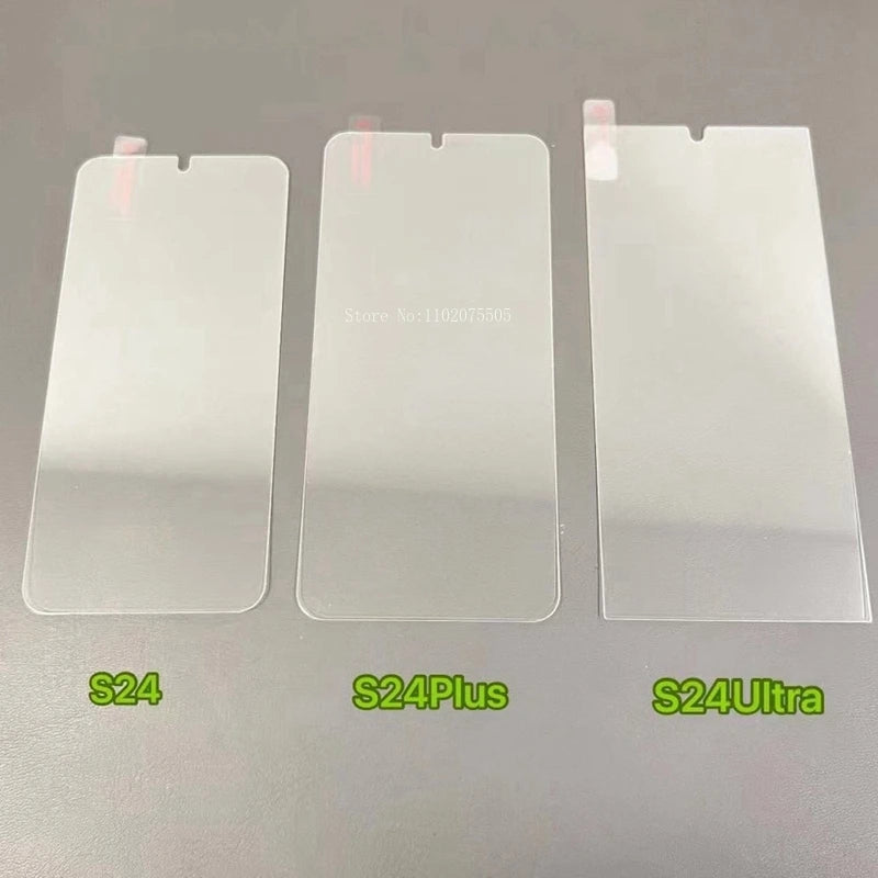 4PCS Tempered Glass For Samsung Galaxy S24 Ultra S24+ Plus Fingerprint Unlocking Screen Protector S24Ultra Protective Glass