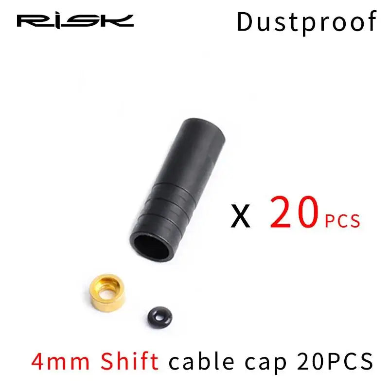 20/100 pcs Bicycle Basic Cable End Caps 4mm Shift 5mm Brake Cable Cover Dustproof Bicycle Brake Shift Cable Cover