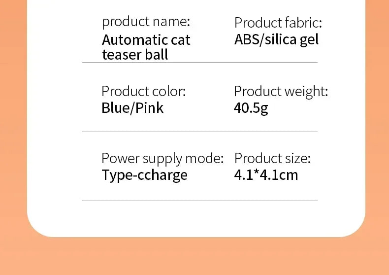 Cat Interactive Ball Toy Automatic Rolling Ball Faux Tail Rechargeable Smart Pet Electric Toy Dog Cat Training Imitate Mouse
