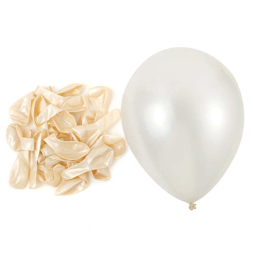 Milk White Pearl Balloon 5/10/12inch Latex Ballon Set Garland Wedding Birthday Decoration Party Supplies Baby Shower Globos Gift