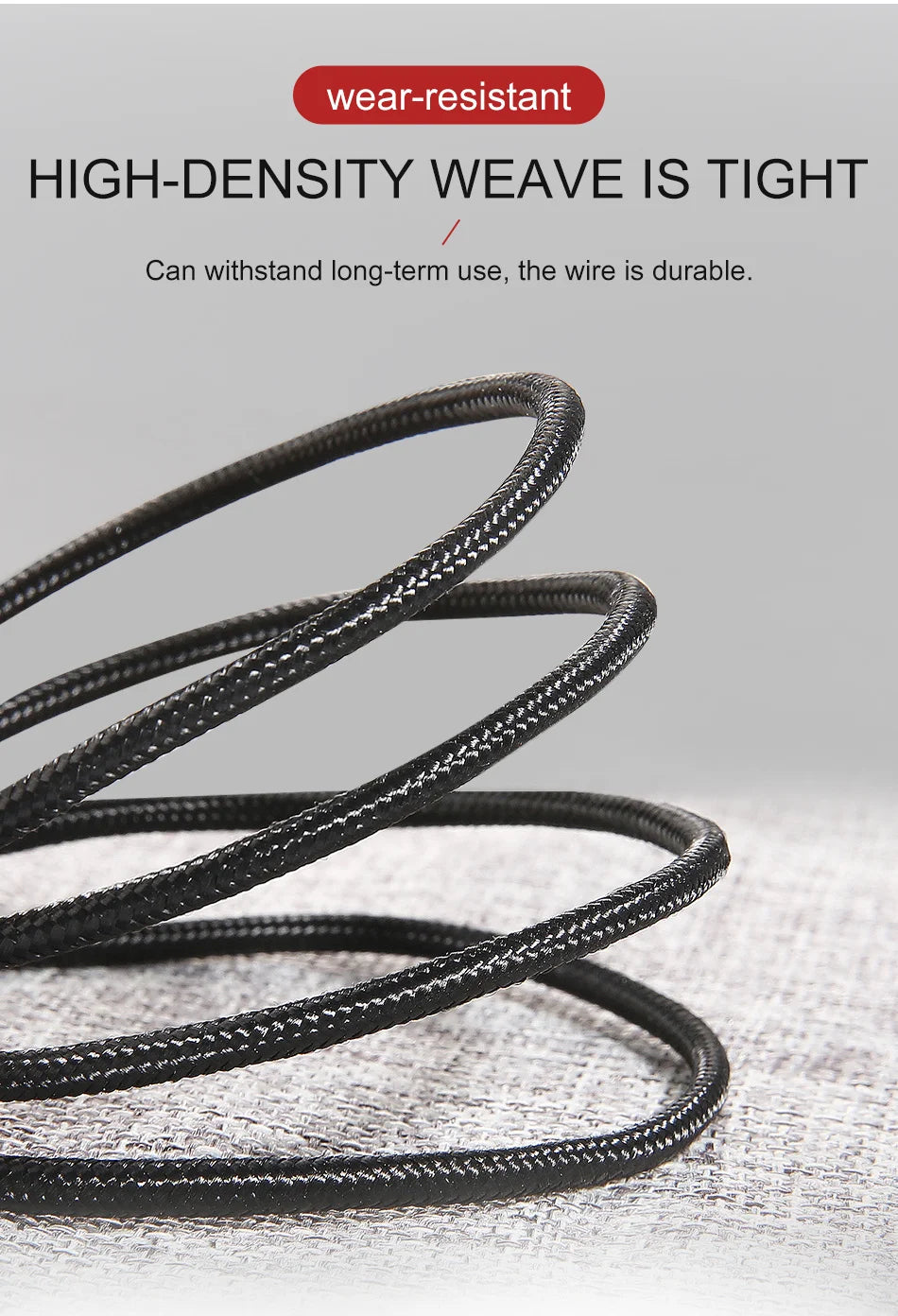USLION 5A Micro USB Cable Fast Charger for Samsung Xiaomi LG