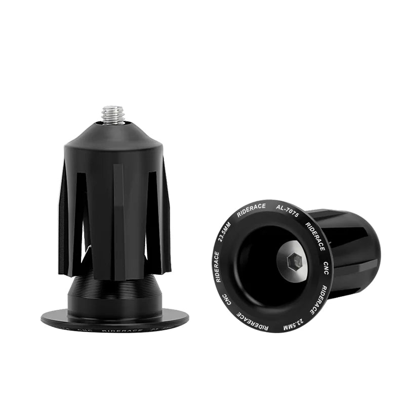 1 Pair Bike Handlebar End Plugs Aluminum Alloy Mountain Road Bicycle Handlebar End Cap Multi-color Cycling Handlebar Accessories