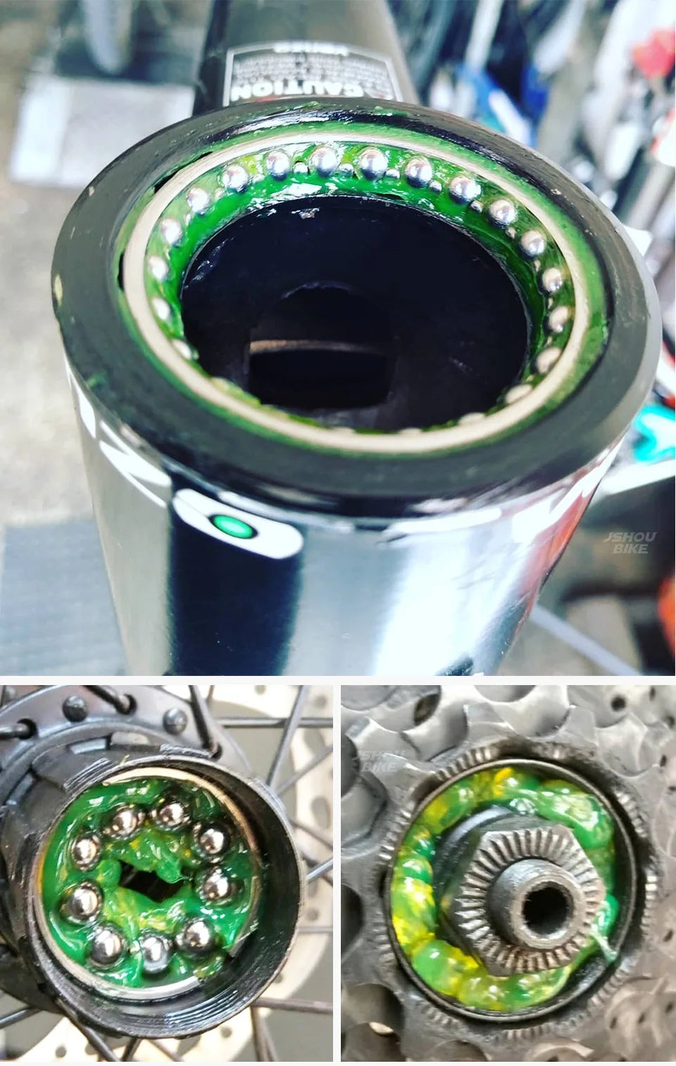Bicycle grease Green applesause Bearing Grease Hub BB Lubricants Oil Lubricant Lube Lipid Elements for Shimano Sram