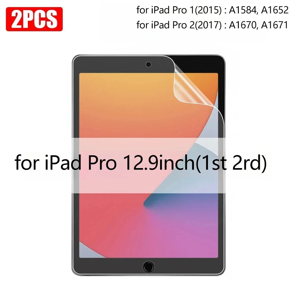 2Pcs/pack Paper Feel Screen Protector Painting Matte PET Film For iPad Pro 11 13 M4 12.9in Air Mini 8th 9th 10th Gen 9.7 10.9