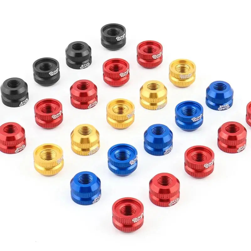 1~8pcs Tire Valve Nut Bike Vacuum Tire Presta Valve Screw Bicycle Valve Cover Tools Cycling Tire Repair MTB Bike Accessories