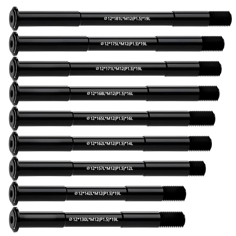 Swift MTB Road Bike Thru Axle Front Fork Shaft Skewers M12xP1.0/1.5/ 12x142/148 Bicycle Quick Release Skewer Wheel Accessories
