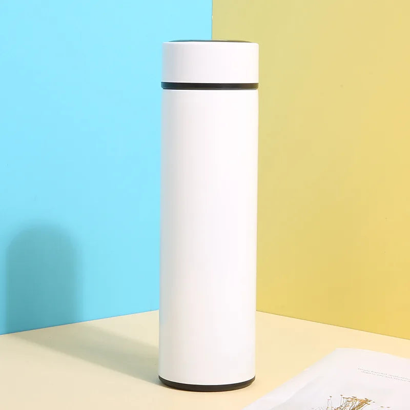 500ML Intelligent Insulation Cup Digital Display Temperature Cup 304 Stainless Steel Straight Cup Coffee Mug Thermal Tumbler