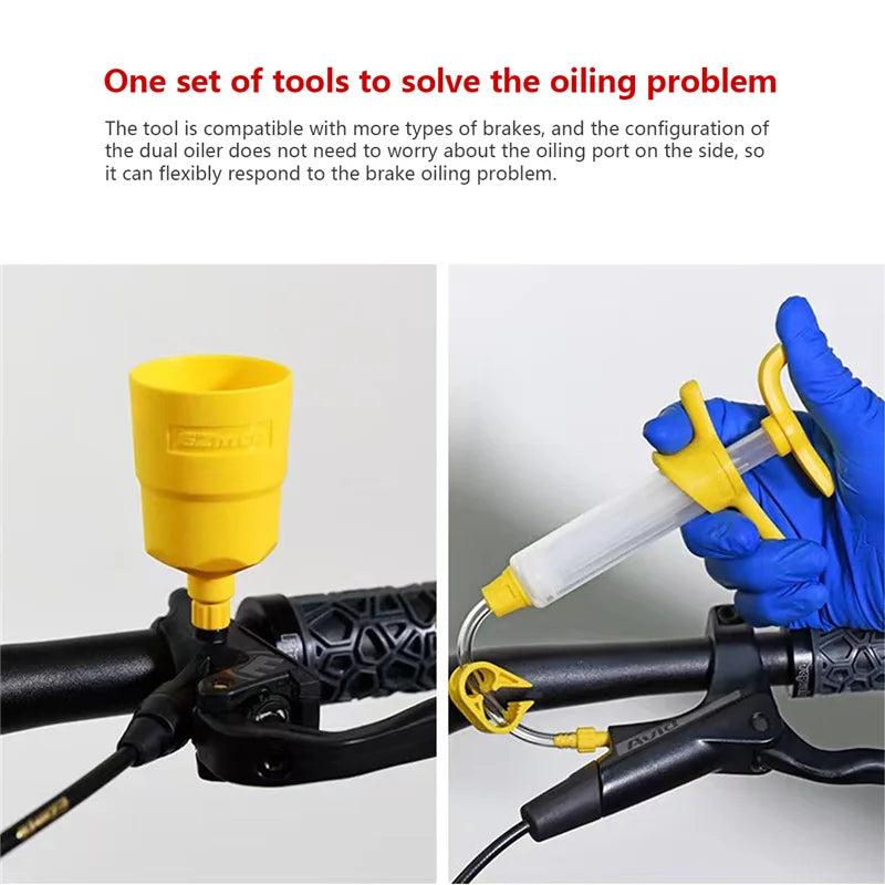 EZMTB Bike Hydraulic Brake Bleed Kit Mineral Fluid DOT For SHIMANO SRAM Bicycle Brake Bleed Repair Tools Syringe