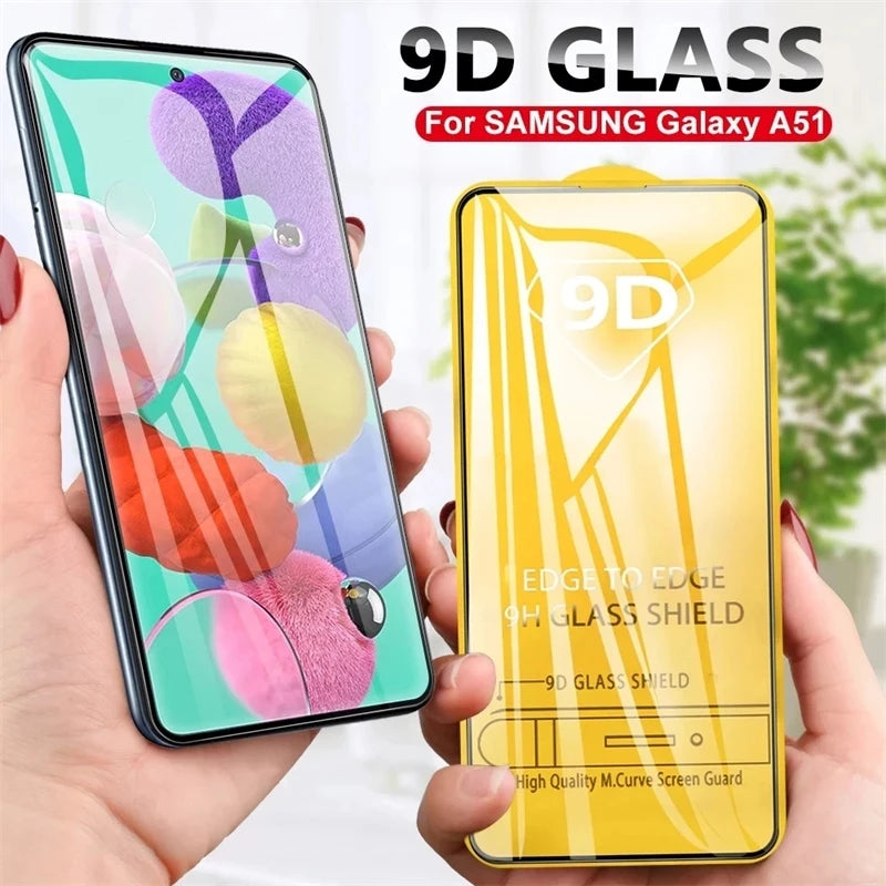 9D Screen Protector for Samsung A56 A55 5G A54 A53 A52 A36 A35 A34 A33 A32 A15 A13 A35 A34 S25 S24 Ultra S23 S22 Plus S21 S20 FE