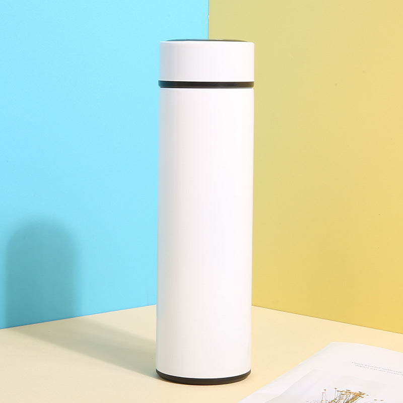 500ML Intelligent Insulation Cup Digital Display Temperature Cup 304 Stainless Steel Straight Cup Coffee Mug Thermal Tumbler