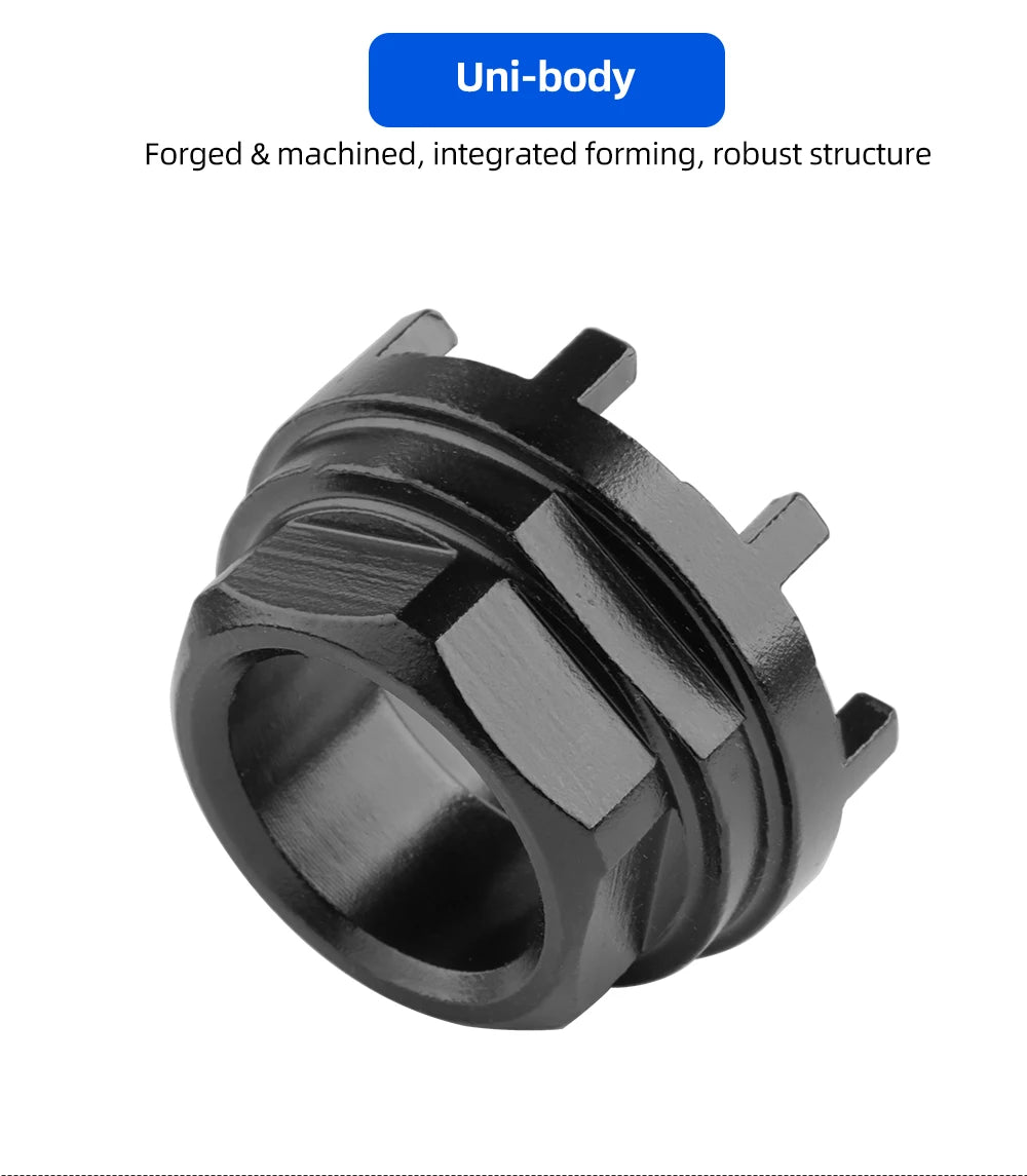 Eight Notch Tool Bicycle Drive-side Bottom Bracket ISIS BB Cups Install e-Bike 8 Teeth Fitting Chainring Lockring Removal Sleeve