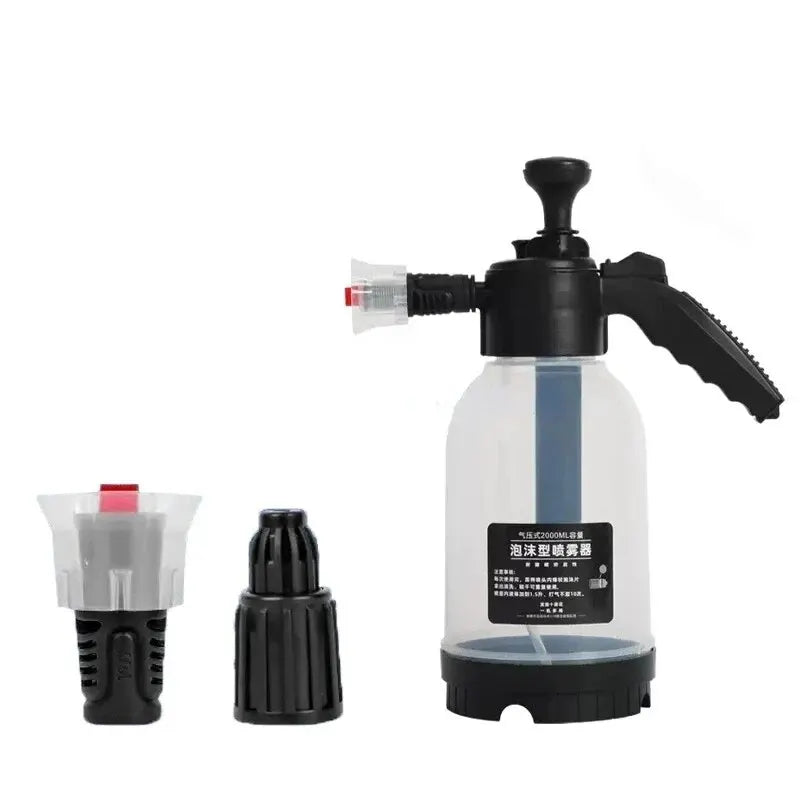 Auto Wash Spray Bottle Foam Hand Pump Foam Sprayer Wash Sprayer Car Air Pressure Spray Washer Nozzle Can Auto Window Cleaning