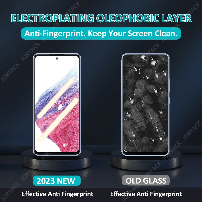 4PCS Screen Protector Tempered Glass For Samsung Galaxy A54 A24 A34 A23 A33 A52 A52S A53 A73 A72 A51 A71 A42 Protective Glass