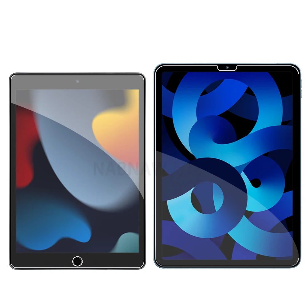 2PCS Tempered Glass Screen Protector for iPad 9 8 7 6 10 Air 5 4 3 2 Mini iPad 10.2 9.7 10. 5 10.9 11 New iPad Pro 2022 2021 20