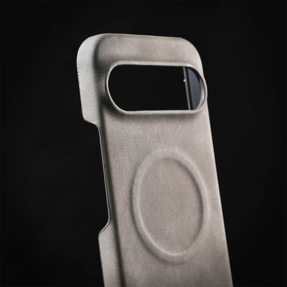 Luxury Sheepskin Leather Magnetic Phone Case For Google Pixel 9 8 7 Pro XL 8A 7A Shockproof Business Matte Hard Solid Back Cover