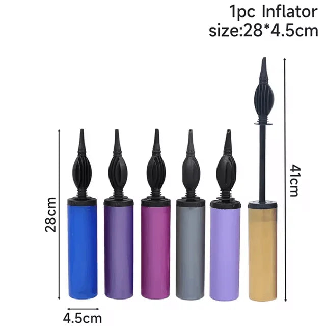 High Quality Balloon Pump Air Inflator Hand Push Portable Useful Balloon Accessories For Wedding Birthday Party Decor Supplies