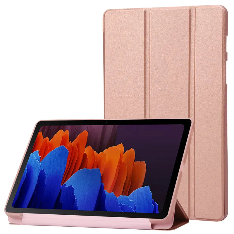 For Galaxy Tab S9 FE 5G Case 10.9 2023 Folding Stand Magnetic Soft Silicone Back Tablet Cover for Samsung Tab S9 FE S9FE Case