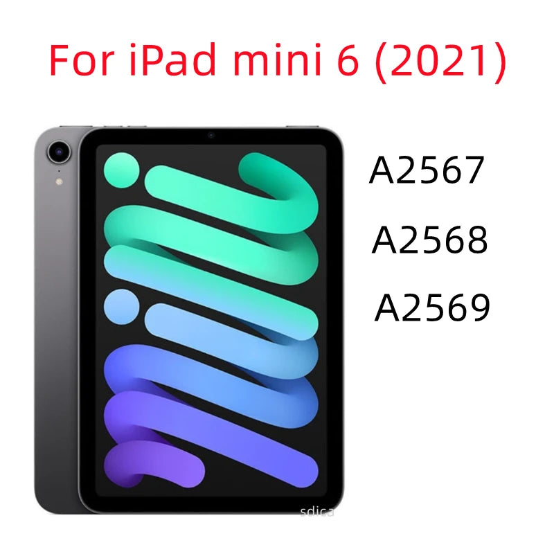 For iPad 10.2 9th 8th 7th Pro 9.7 10.5 10.9 11 Air Mini 6 5 4 3 2 1 7.9 2021 2020 2019 2018 2017 Tempered Glass Screen Protector