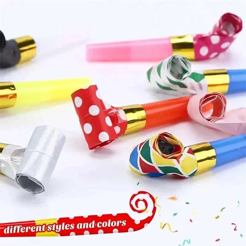10/20PCS Colorful Dragon Whistle Toys for Kids - Toddler Birthday Gifts, Children's Party Games Supplies
