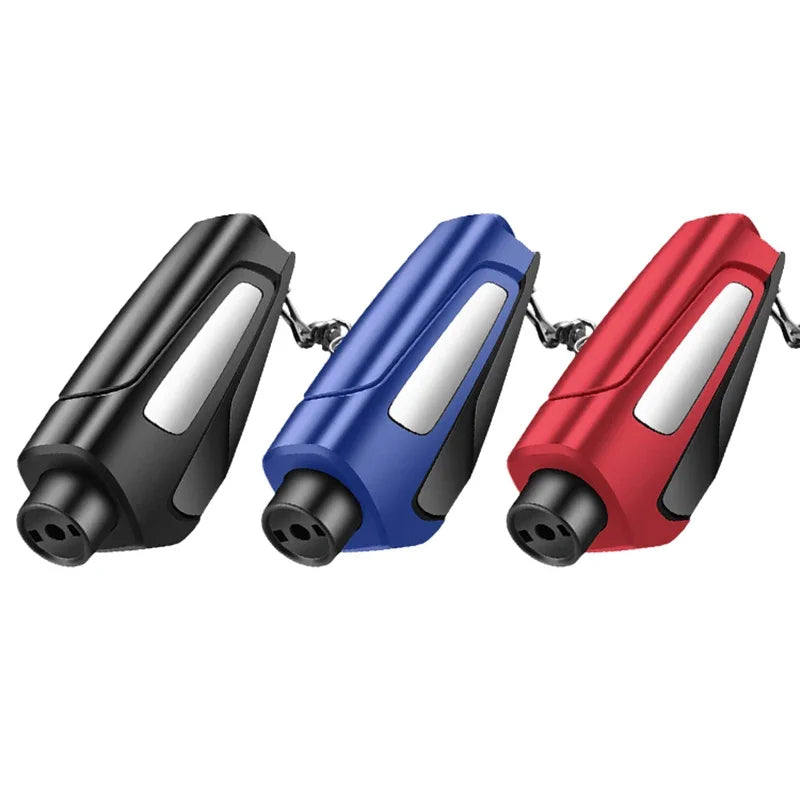 Car Emergency Hammer Alloy Mutifunction Emergency Windows Glass Breaker Safety Belt Cutter Keychain Self Rescue Tool