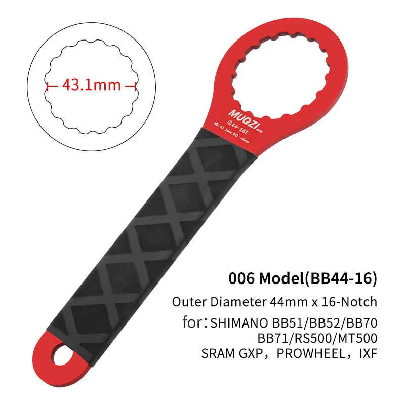 MUQZI Bottom Bracket Wrench MTB Tools Bicycle Repair Tools For SRAM DUB BSA30 T47 For Shimano XTR BB93 MT800 BBR60 BB9000