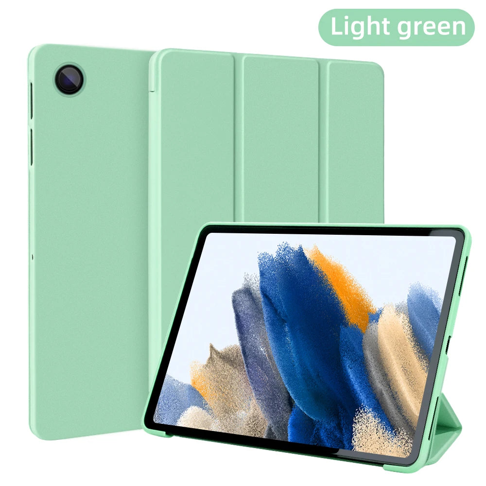 Case for Samsung Galaxy Tab A9+ A8 10.5 X205 X200 S6 Lite P610 P615 A7 T500 A7 lite T220 S7 S8 S9 PU Tablet Cover Smart Leather
