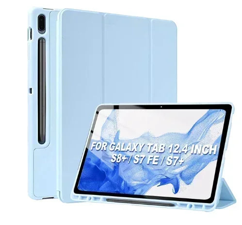 Case for Samsung Galaxy Tab S9 S8 S7 11 inch S10 Plus Fe 12.4" T730 T970 X810 Pencil Holder Cover Samsung Tab S6 Lite10.4 Case