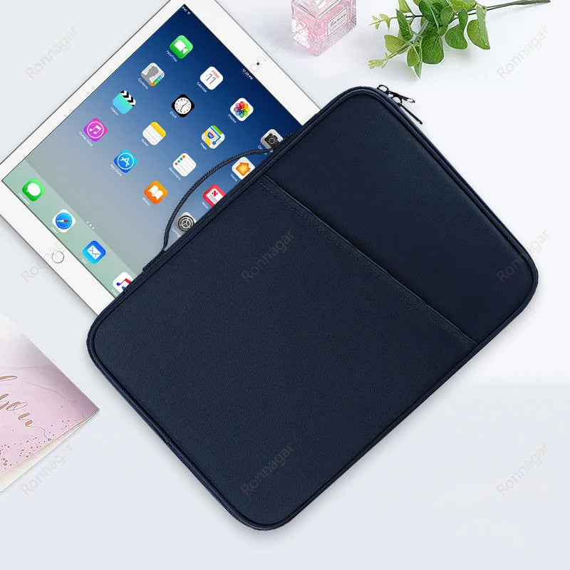 Tablet Sleeve Bag Samsung Galaxy Tab S9 S10 Plus 2024/S8/S7 11" S9+/S8 +/S7+FE 12.4''A9/A8/S7/A7/S6Lite 10.4 Pockets Pouch Funda