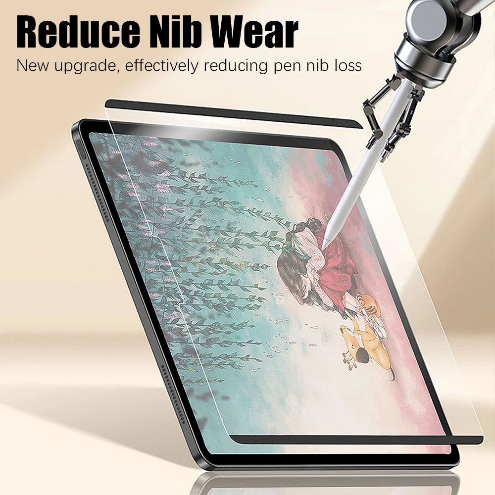 Like Paper Film For Ipad Pro 13 11 2024 12.9 10 9 10th 9th Generation 10.2 Screen Protector On Ipad Air 5 4 2 3 Mini 6 Magnetic