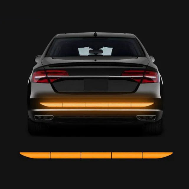 Car Sticker Reflective Warning Safety Tape Anti Collision Warning Reflective Stickers Automobile Trunk Reflectante Accessories