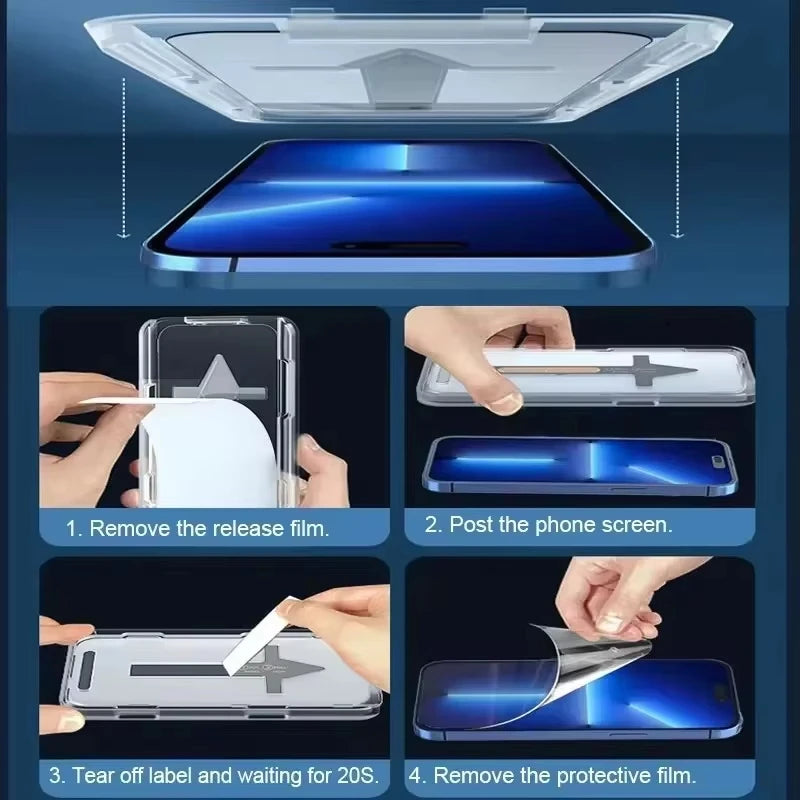1-3Pcs One-click Installation HD Screen Protector For Samsung S25 S24 Ultra S23 Plus S22 S20 FE A15 A35 A34 A33 A55 A54 A53 A52