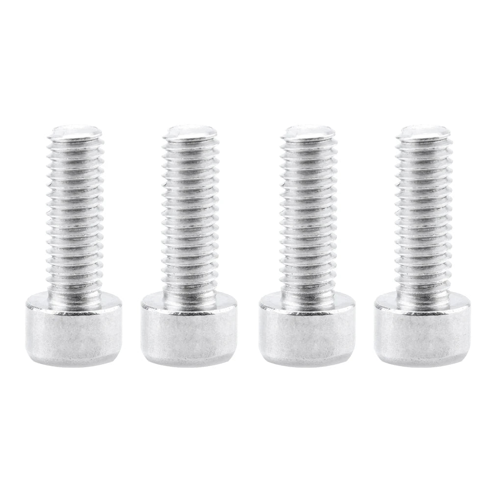 4 Pcs Bicycle Water Bottle Cage Bolt Cycling Accessories Kettle Holder Aluminum M5 Screw Handle Bikes Part for MTB Road Bike