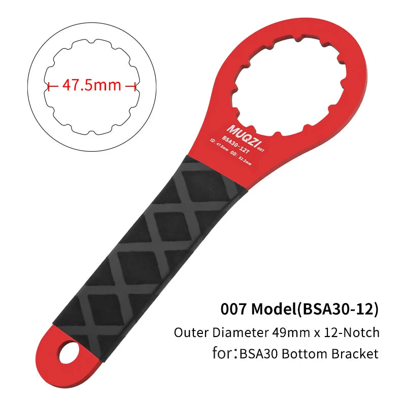 MUQZI Bottom Bracket Wrench MTB Tools Bicycle Repair Tools For SRAM DUB BSA30 T47 For Shimano XTR BB93 MT800 BBR60 BB9000