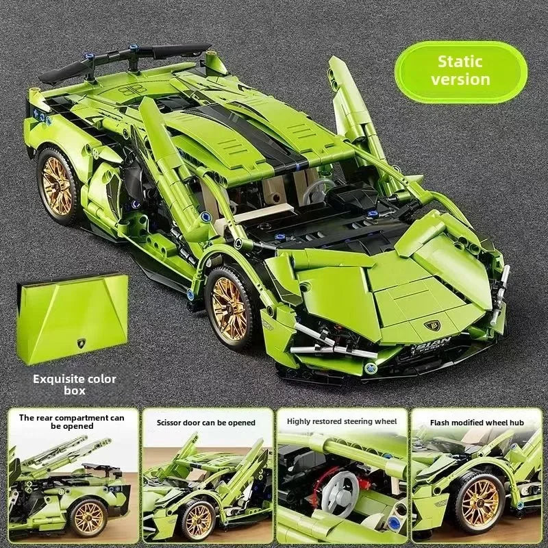 Adult collection mechanical group building block 1:14 heavy truck assembly model difficult DIY toy