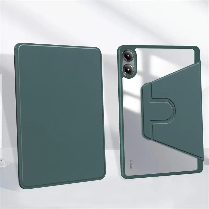 360 Rotation Cover For Redmi Pad Pro Case 12.1 inch with Pencil Holder Cover For Redmi Pad Pro Poco Pad 12 1 2024 Tablet Case