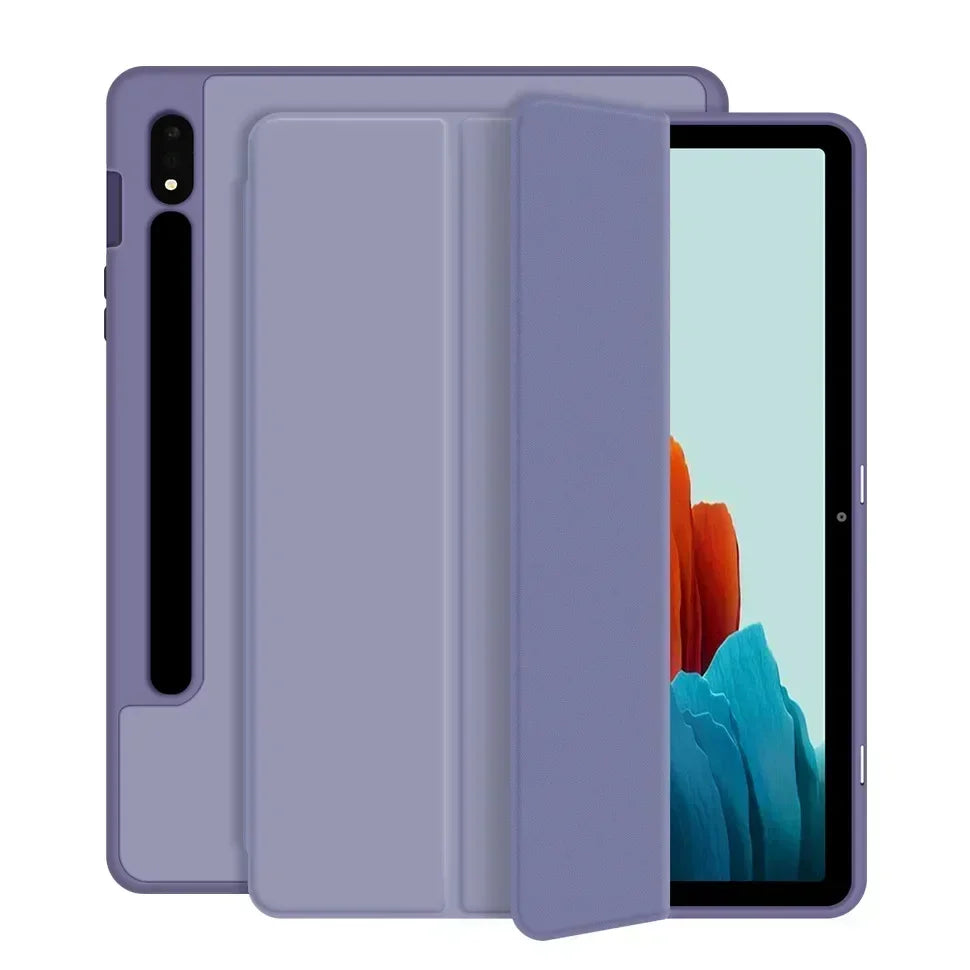 Case for Samsung Galaxy Tab S9 S8 S7 11 inch S10 Plus Fe 12.4" T730 T970 X810 Pencil Holder Cover Samsung Tab S6 Lite10.4 Case