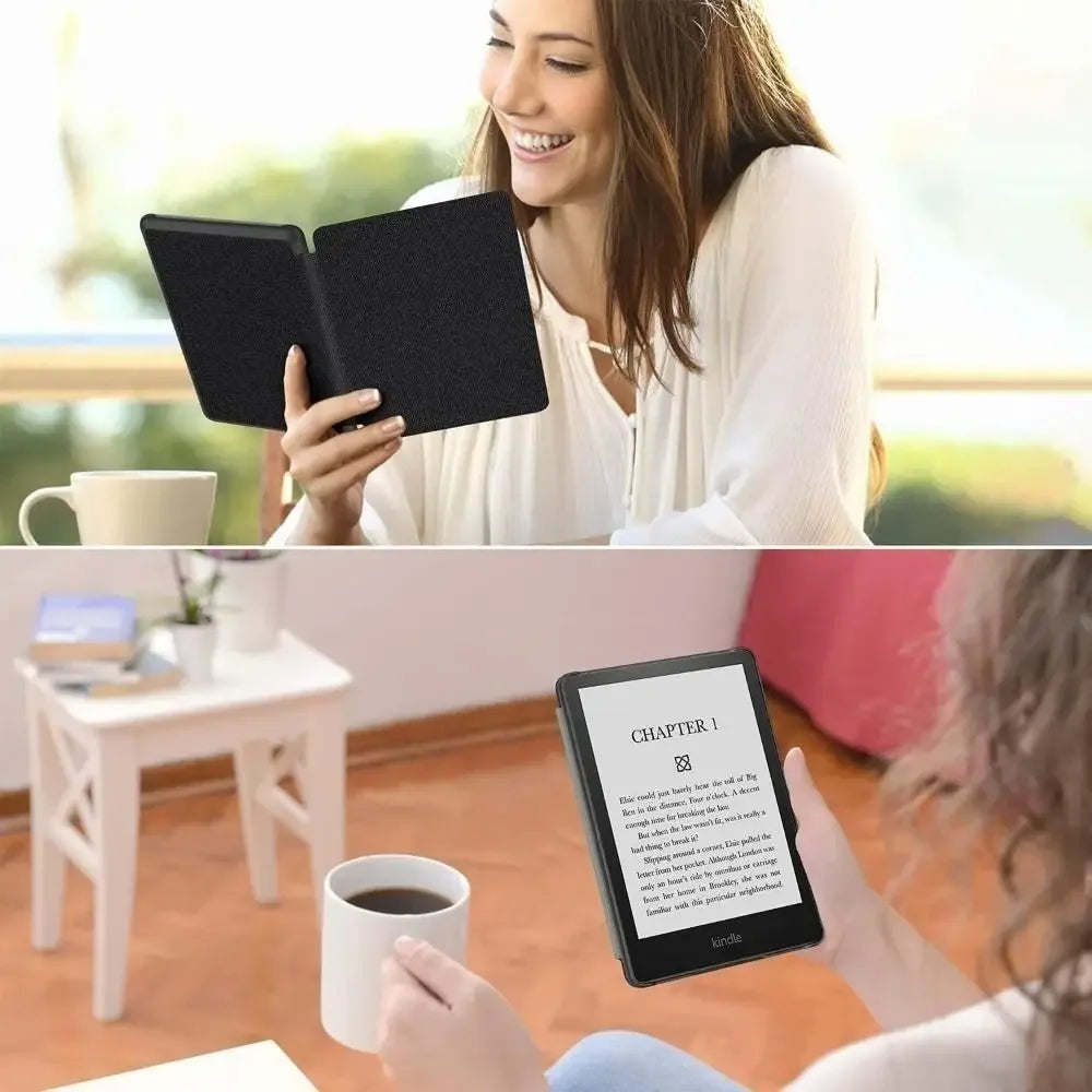 For Kindle 11th Generation 2024 Case 6'' with Hand Strap Kindle 6 inch Case Ebook C2V2L3 Auto Wake Sleep Cover PU Leather Funda