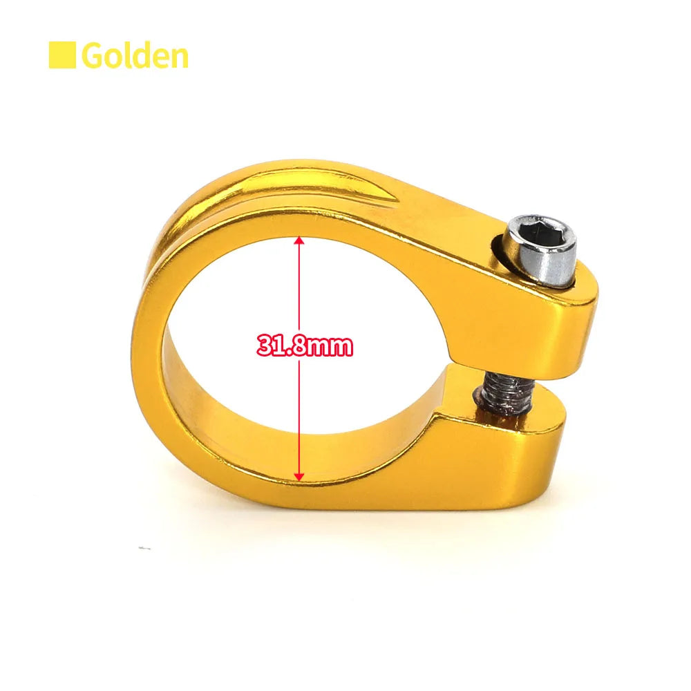Aluminum Alloy Bicycle Seatpost Clamp 28.6/31.8/34.9mm Seat Tube Clamp MTB Bike Seat Tube Clip Bike Parts Bike Saddle Seat Clamp