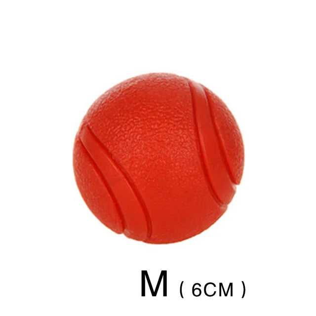 S-XL Sizes Solid Rubber Balls Bouncy Ball Bite Resistant Indestructible Dog Training Interactive Ball Pet Toy Molar Ball