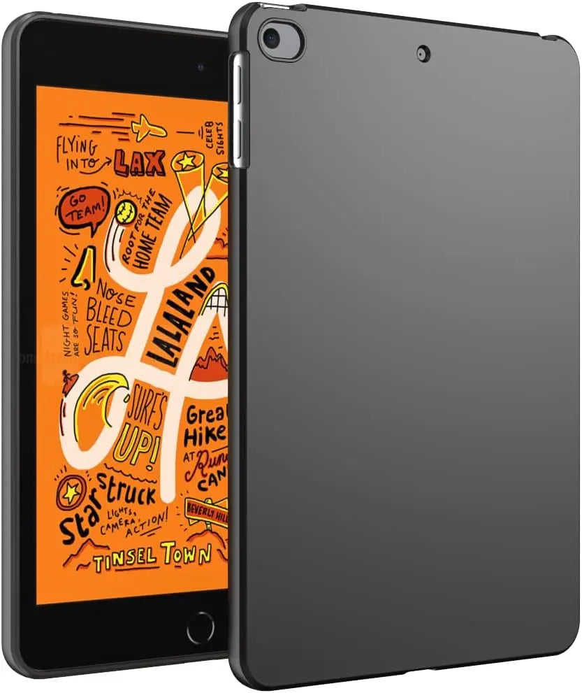Silicone Tablet Case For iPad Air 5 4 mini 2 3 4 ipad 5 6 7 8 9 10 Gen Pro 11'' 12.9'' Flexible Soft TPU Black Shell Back Cover
