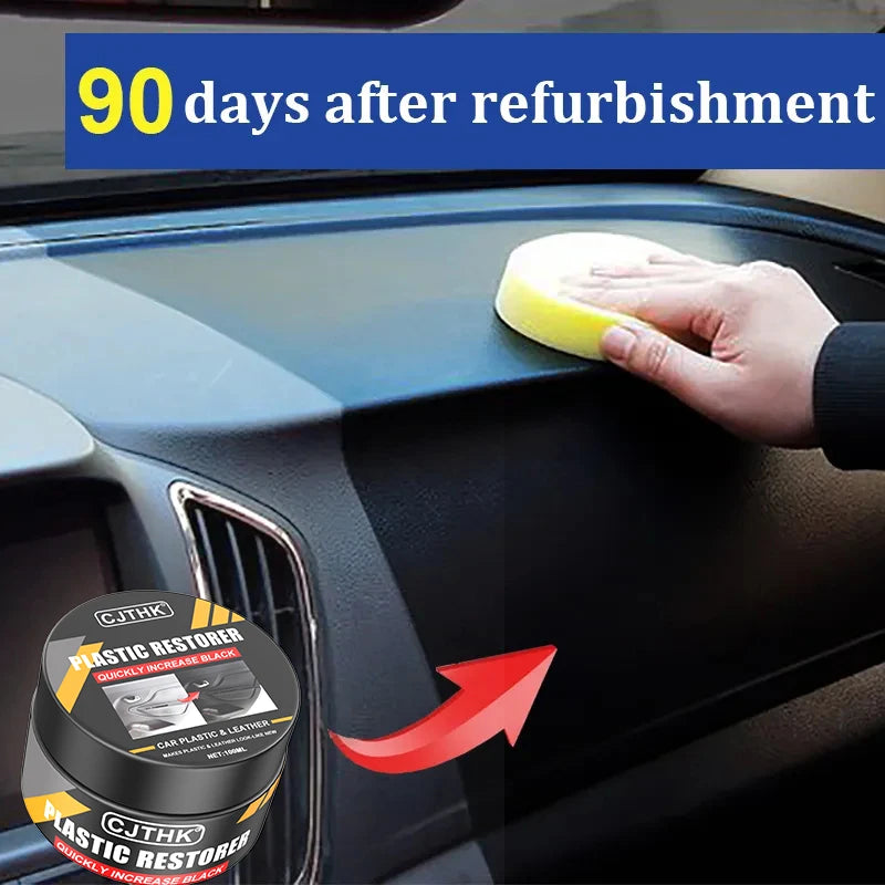Car Plastic Restorer Back To Black Gloss Car Cleaning Products Plastic Leather Restore Auto Polish And Repair Coating Renovator