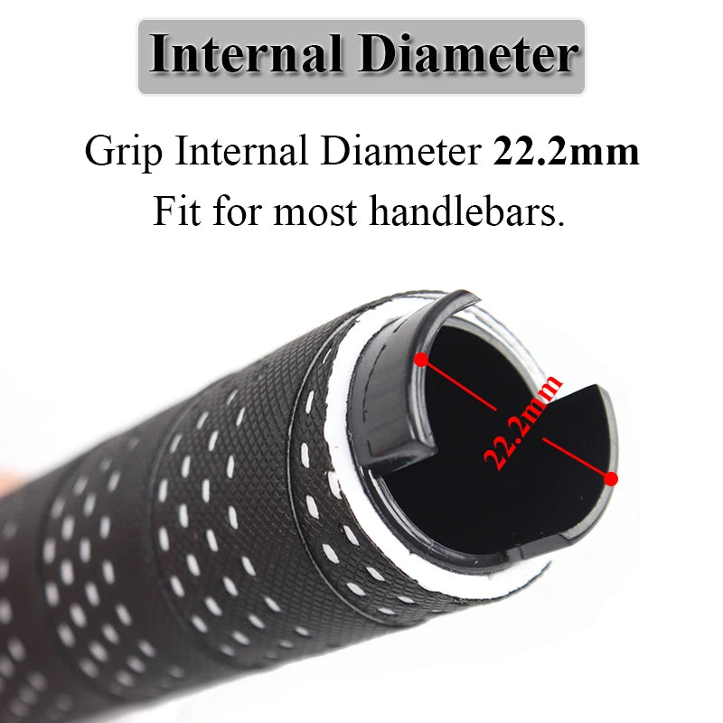 BUCKLOS Bicycle Grips Bike Handlebar Grips Non-slip Aluminum Double Lock Bicycle Handles MTB Cuffs Mountain Bike Grips