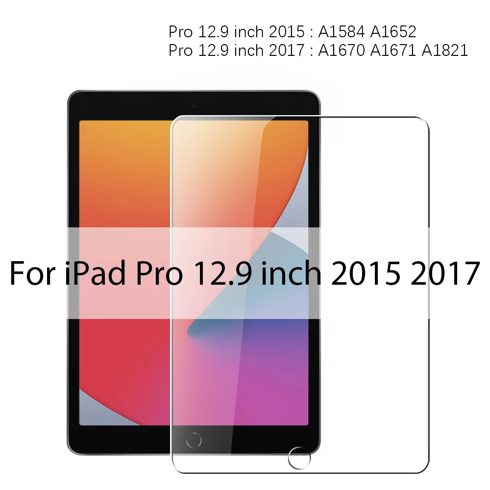 Tempered Glass For Ipad Pro 12.9 12 9 1st 2nd 3rd 4th 5th 6th Screen Protector For Ipad 12.9 2018 2020 2021 2022 Protective Film