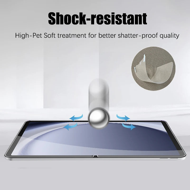 2pcs Pet Screen Protector For Samsung Galaxy Tab S7 Fe S9 Fe A9 Plus S6 Lite S7 S8 S9 A8 Plus Protective Clear Film No Glass